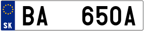 Truck License Plate